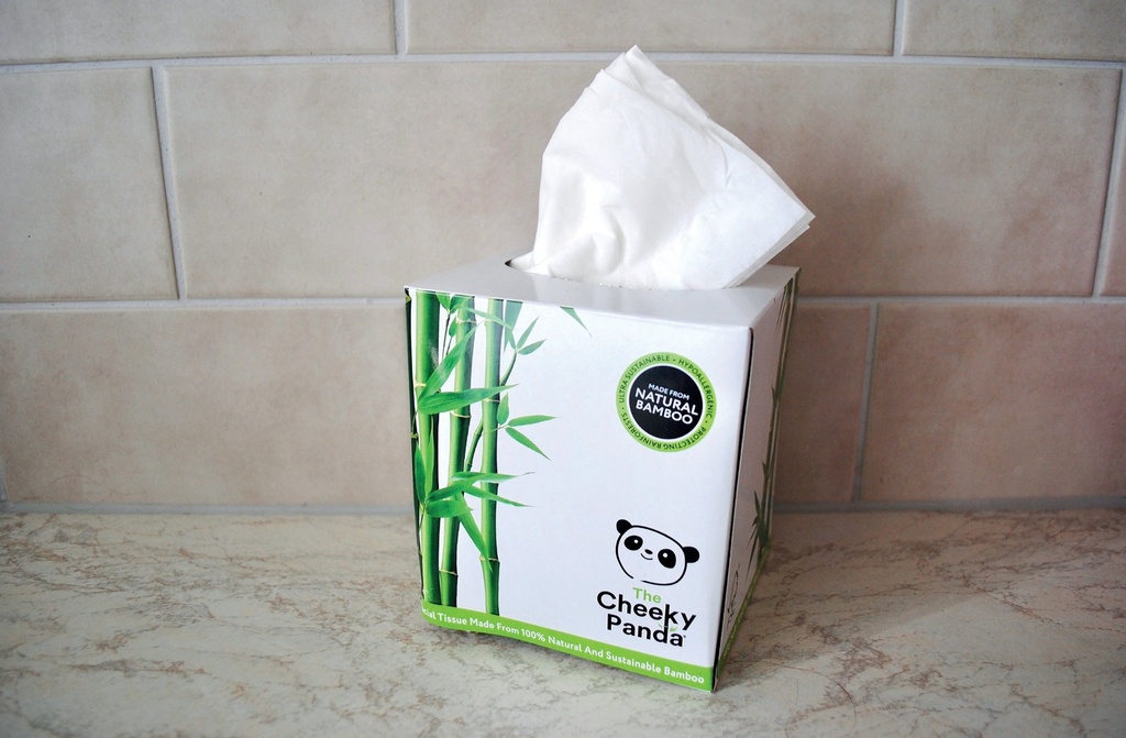 Cheeky Panda Facial Tissues Cube PK-12