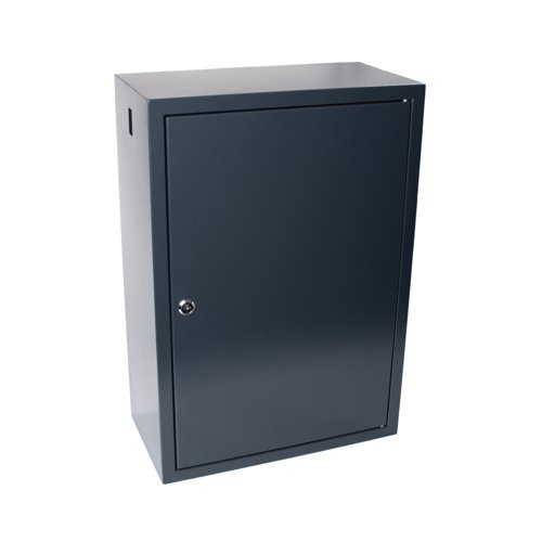 5 Star Deluxe Steel Key Cabinet 300 Key Capacity Dark Grey