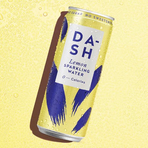 Dash Water Sparkling Water Lemon 330ml Cans PK12