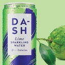Dash Water Sparkling Water Lime 330ml Cans PK12