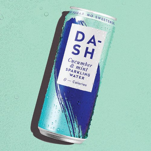 Dash Water Sparkling Water Cucumber/Mint 330ml Cans PK12