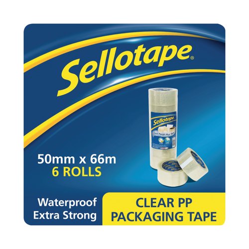 Sellotape Polypropylene Packaging Tape PK6