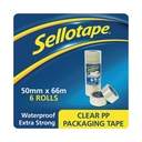 Sellotape Polypropylene Packaging Tape PK6