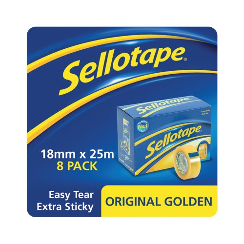 Sellotape Original Golden Tape Small Core