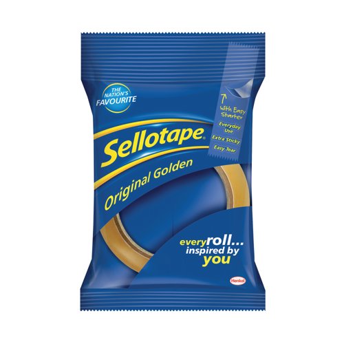 Sellotape Original Golden Tape Large Core