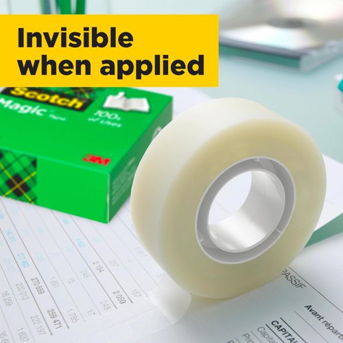 Scotch Magic Tape 810 Transparent Tower Packs 19mm x 33M