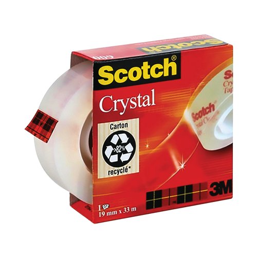 Scotch Crystal Tape Transparent 19mm x 33M