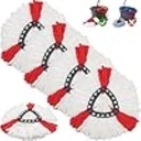 Mop Head Replacement Compatible with Vileda Triangle Swivel Mops PK5