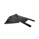 2Work Refuse Sacks Roll Tie Black PK40