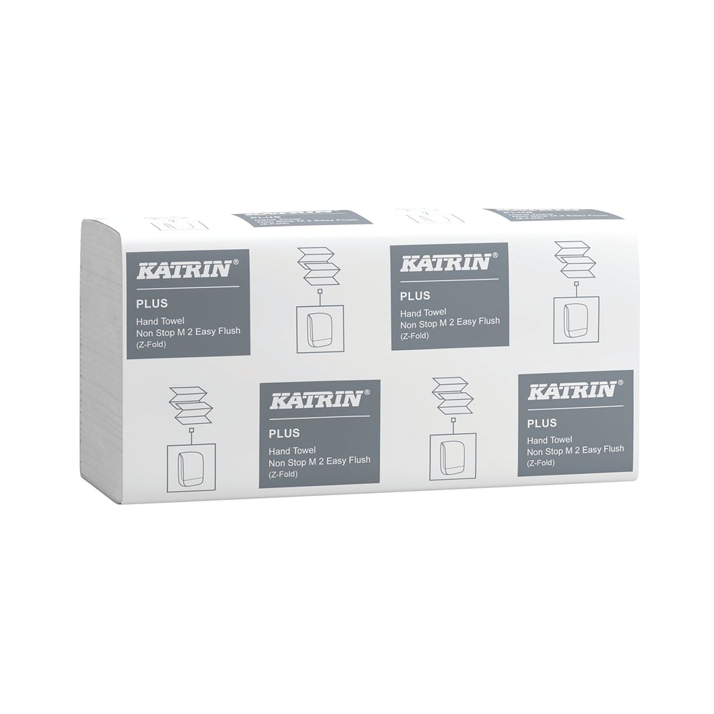 Katrin Plus Hand Towel EasyFlush M2 White 3ply PK2400