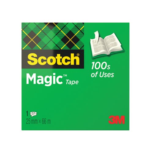 [3M66740] Scotch Magic Tape 810 Transparent 25mm x 66m Singles