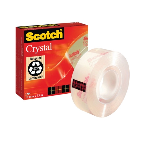 [3M26192] Scotch Crystal Tape Transparent 19mm x 33M