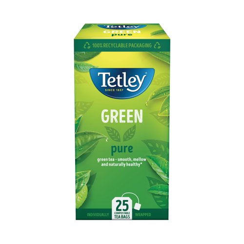 [TL11575] Tetley Pure Green Tea Bags PK25