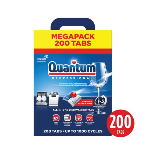 [RK02397] Finish Quantum Professional All in One Dishwasher Tablets PK200