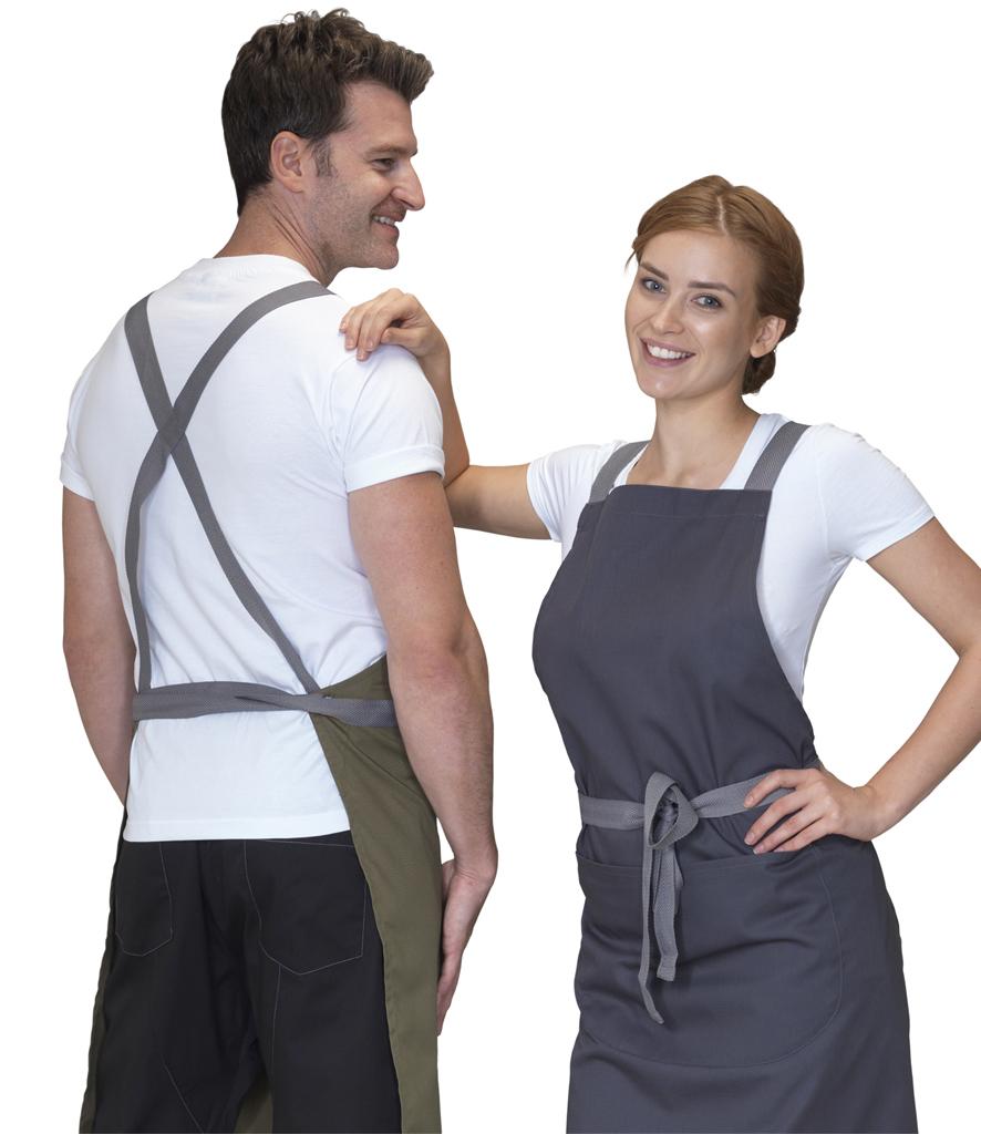Branded aprons for hospitality, catering and workwear