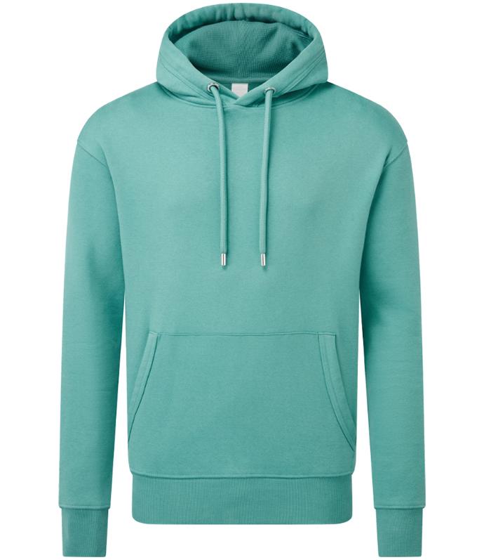 Anthem AM001 Hoodie in Teal | Slim Fit, Organic Hoodie for Print or Embroidery
