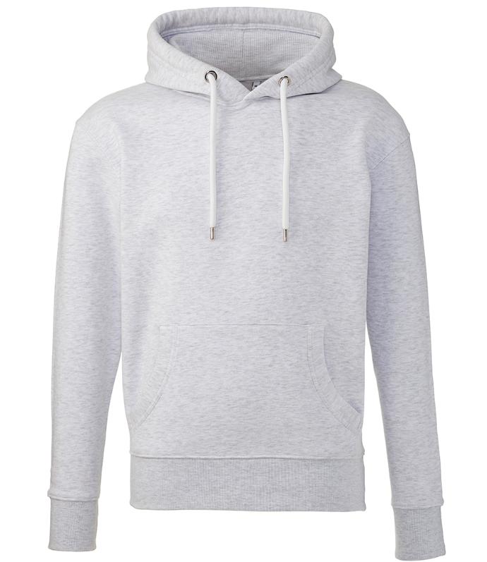 Anthem AM001 Hoodie in Ash Grey | Slim Fit, Organic Hoodie for Print or Embroidery