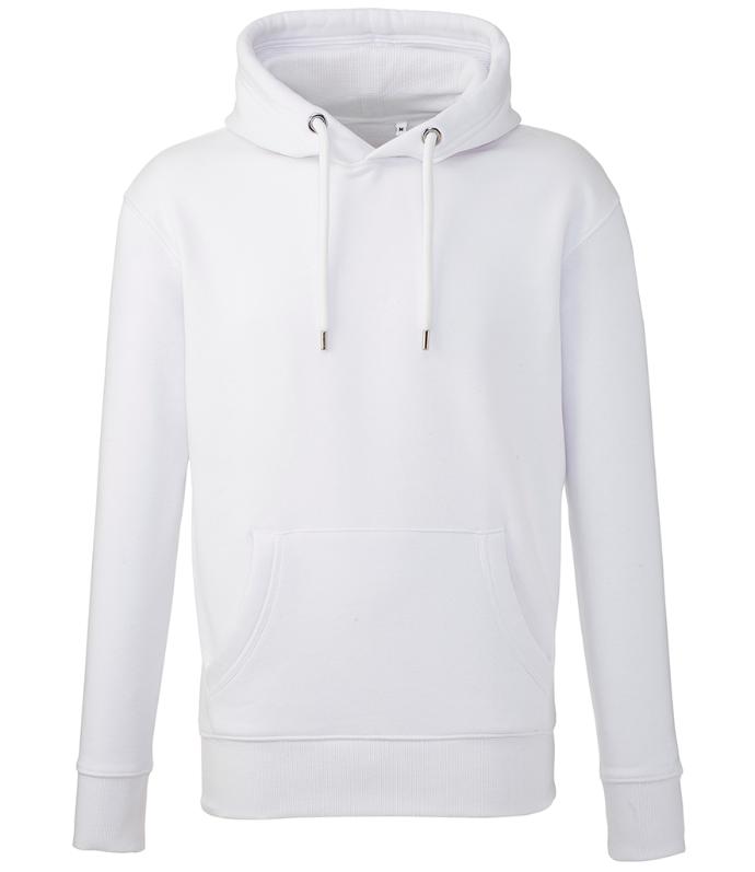 Anthem AM001 Hoodie in White | Slim Fit, Organic Hoodie for Print or Embroidery