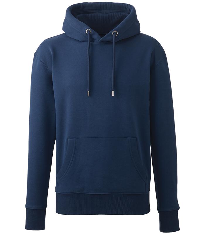 Anthem AM001 Hoodie in Navy | Slim Fit, Organic Hoodie for Print or Embroidery