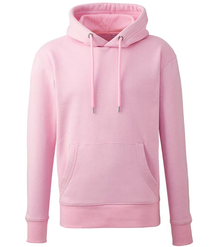 Anthem AM001 Hoodie in Pink | Slim Fit, Organic Hoodie for Print or Embroidery