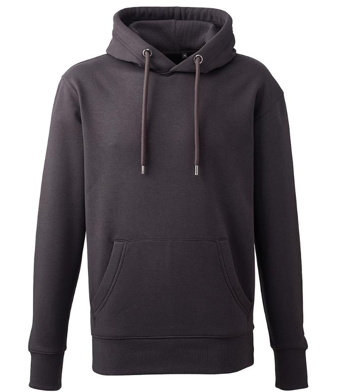 Anthem AM001 Hoodie in Charcoal | Slim Fit, Organic Hoodie for Print or Embroidery