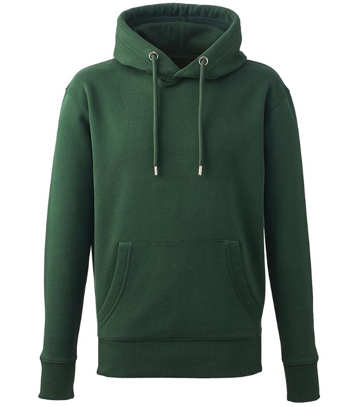 Anthem AM001 Hoodie in Forest Green | Slim Fit, Organic Hoodie for Print or Embroidery