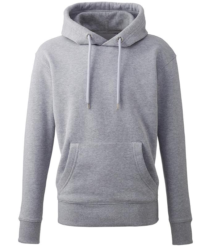 Anthem AM001 Hoodie in Grey Marl | Slim Fit, Organic Hoodie for Print or Embroidery