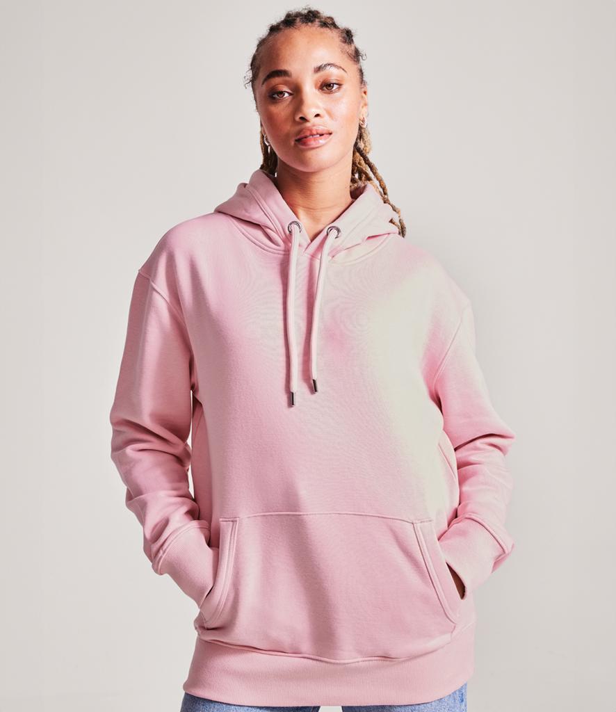 Anthem AM001 Hoodie in Pink | Slim Fit, Organic Hoodie for Print or Embroidery