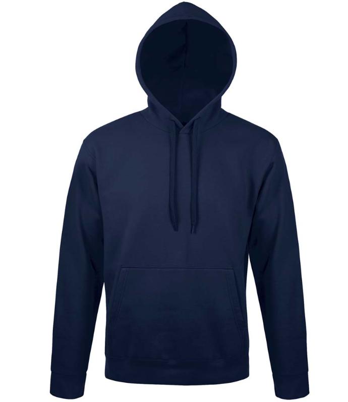 SOL'S 47101 Snake Hoodie in French Navy | Tailored Fit, Brushed Fleece Hoodie for Print or Embroidery