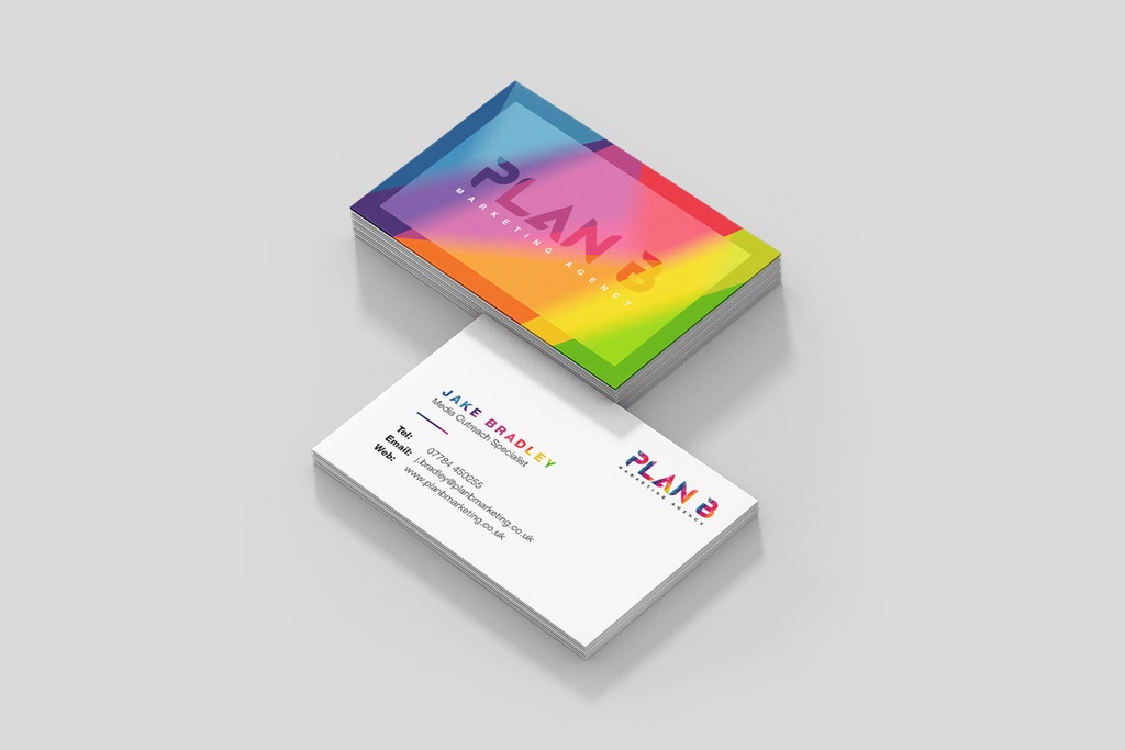 B/Cards, Single Sided, 450gsm Silk, No Lam