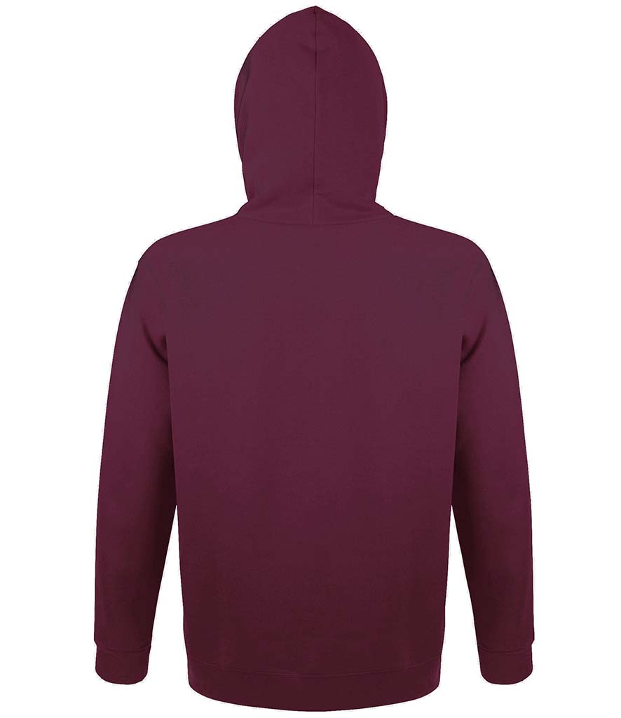 SOL'S Unisex Snake Hooded Sweatshirt 47101 Burgundy