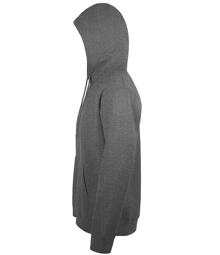 SOL'S Unisex Snake Hooded Sweatshirt 47101 Charcoal Marl