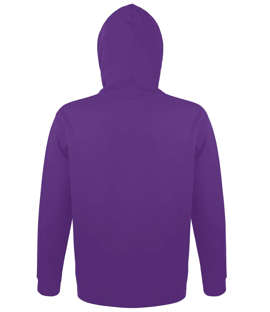 SOL'S Unisex Snake Hooded Sweatshirt 47101 Dark Purple