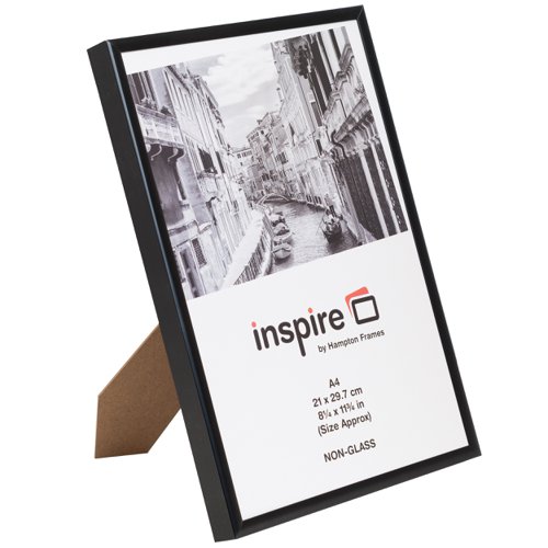 Hamptons Aluminium Certificate Frames Black