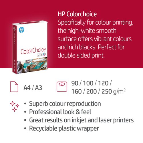 HP ColorChoice High Performance Laser Paper A4