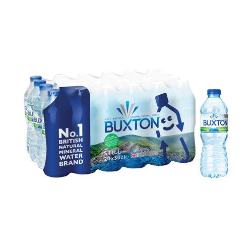 Buxton Still Mineral Water 500ml Plastic Bottles PK24