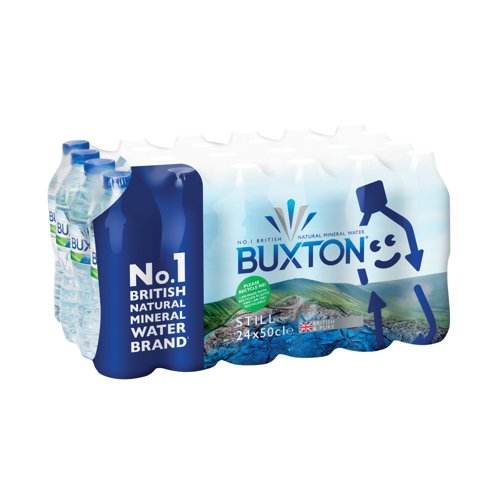 Buxton Still Mineral Water 500ml Plastic Bottles PK24