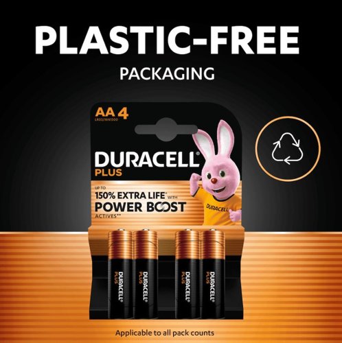 Duracell Plus Alkaline150% Extra Life AA Batteries