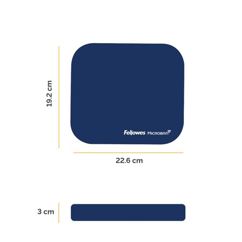 Fellowes Microban Antibacterial Mouse Mat