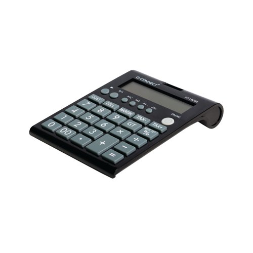 Q-Connect 12 Digit Business Table Top Medium Calculator Black