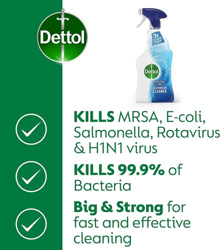 Dettol Antibacterial Bathroom Cleaner Spray 1 Litre