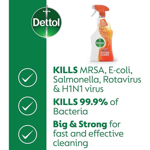Dettol Antibacterial Kitchen Cleaner Spray 1L