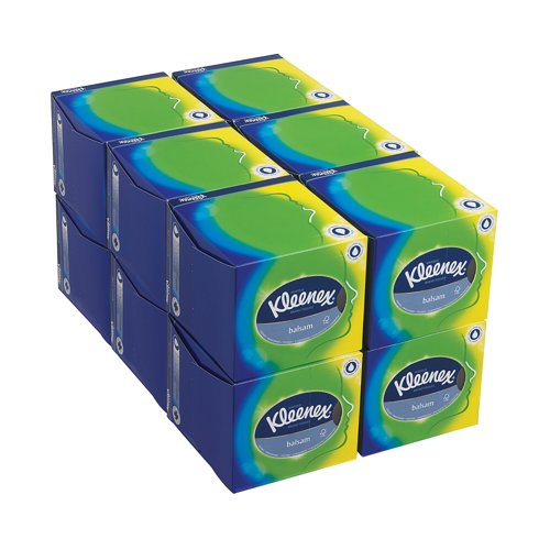 Kleenex Balsam Facial Tissues Cube PK12