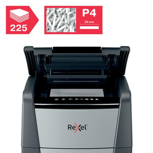 Rexel Optimum Autofeed+ 225X Cross-Cut P-4 Shredder