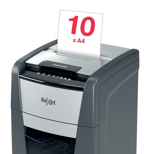 Rexel Optimum Autofeed+ 225X Cross-Cut P-4 Shredder