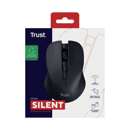 Trust Mydo Wireless Silent Optical Mouse Black