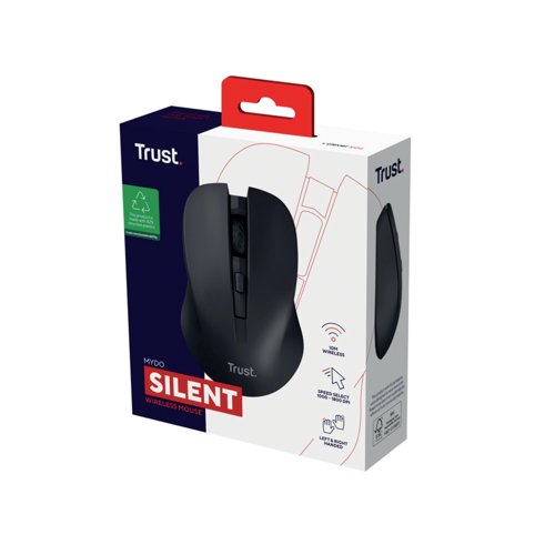 Trust Mydo Wireless Silent Optical Mouse Black