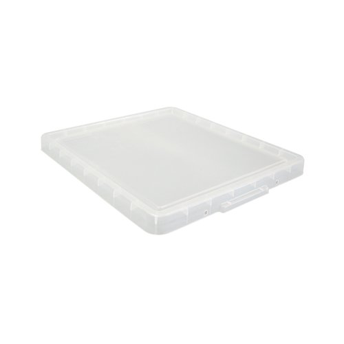 Really Useful 64L Plastic Storage Box W710xD440xH310mm Clear 64C
