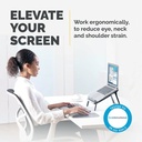 Fellowes I-Spire Series Laptop Quick Lift Black