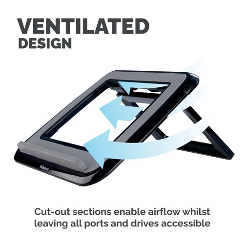 Fellowes I-Spire Series Laptop Quick Lift Black